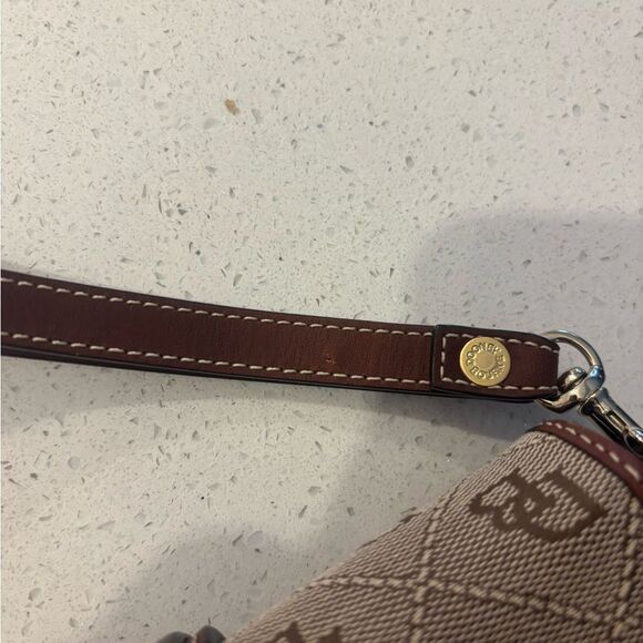Vintage Dooney & Bourke Brown wristlet - Picture 4 of 6